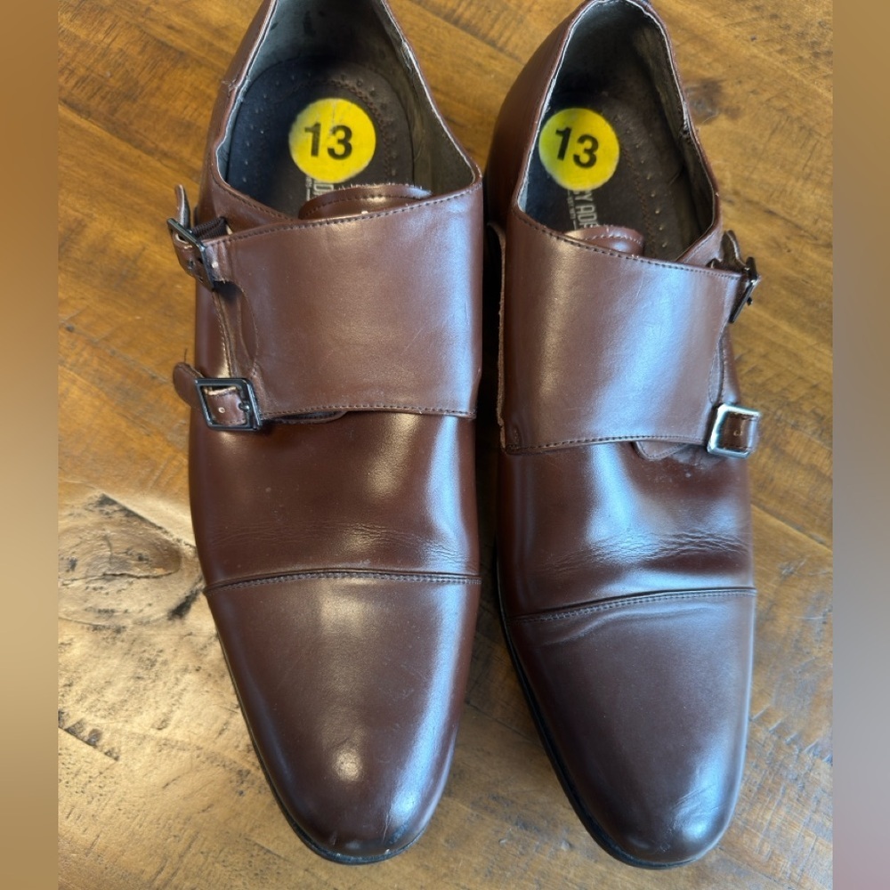 Stacy Adams Double Monk Strap Men's‎ Dress Shoes size 13